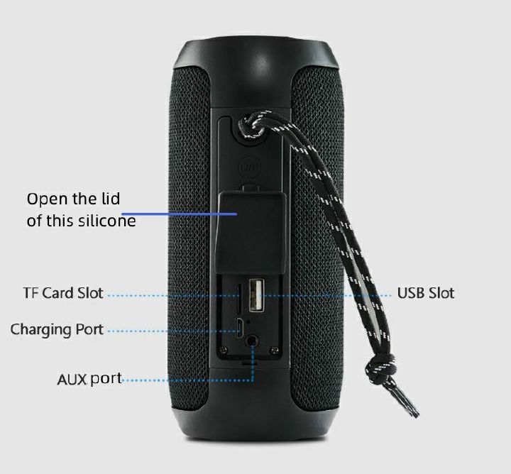 Frank Speaker Bluetooth Speaker Portable Sound FM AUX Bar Wireless Stereo System with USB TF Card