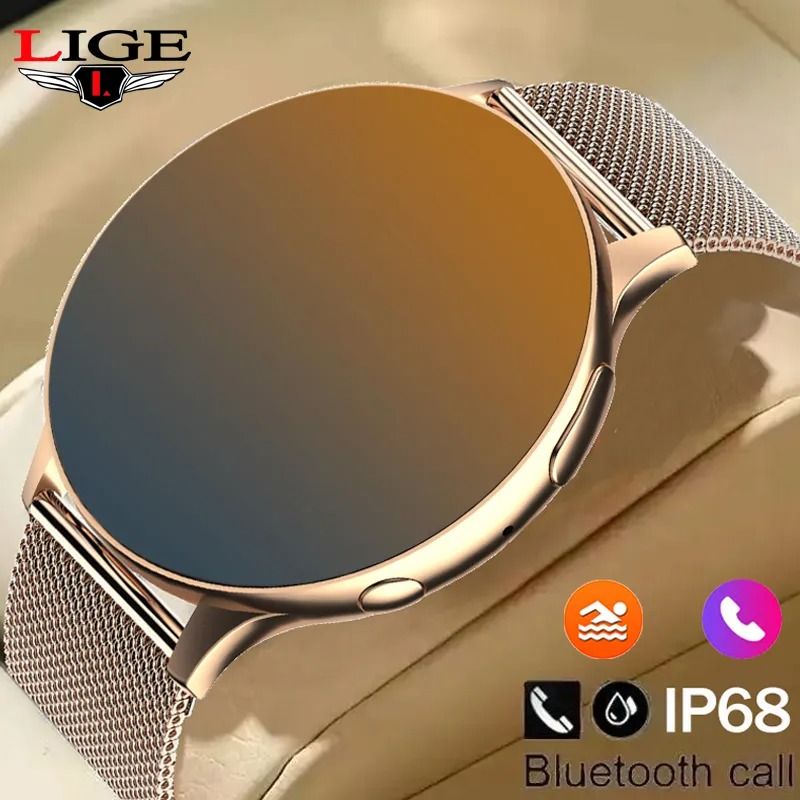 LIGE T2Pro Smart Watches Men/Women Full Touch Screen Sport Fitness Smart Watch IP67 Waterproof Bluetooth ZL02D For Android ios smartwatch