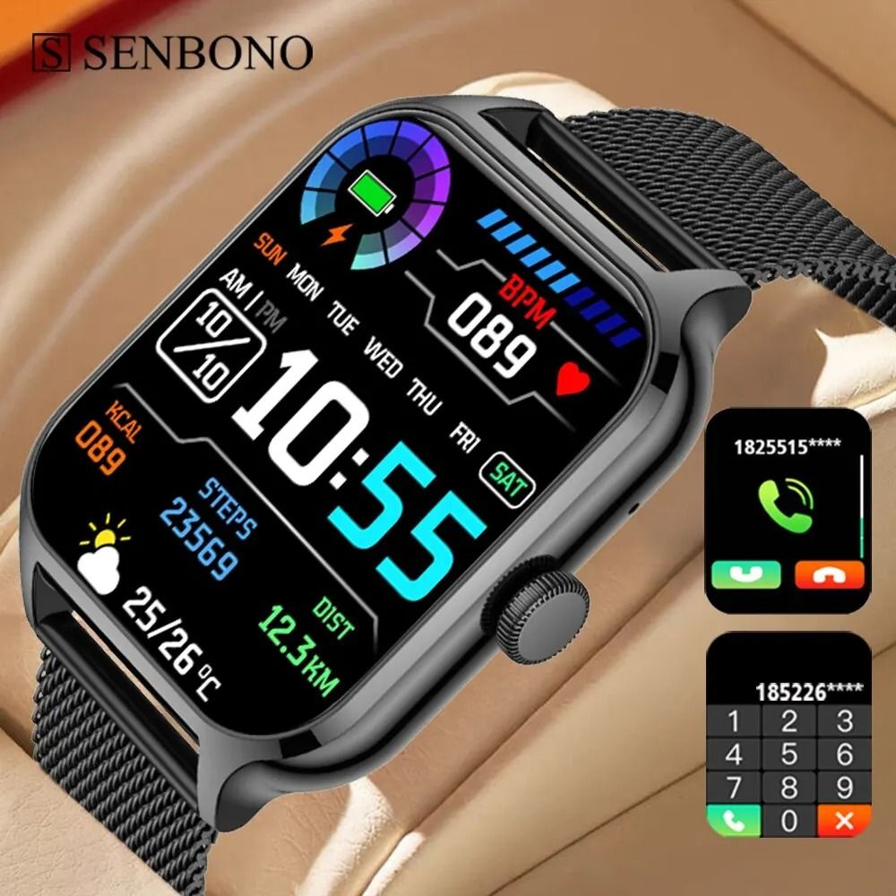 Z49 Smart Watches Men/Women Bluetooth Call smartwatches Man Sport Fitness Tracker Waterproof LED Full Touch Screen Smart Watch  For Android ios Lige