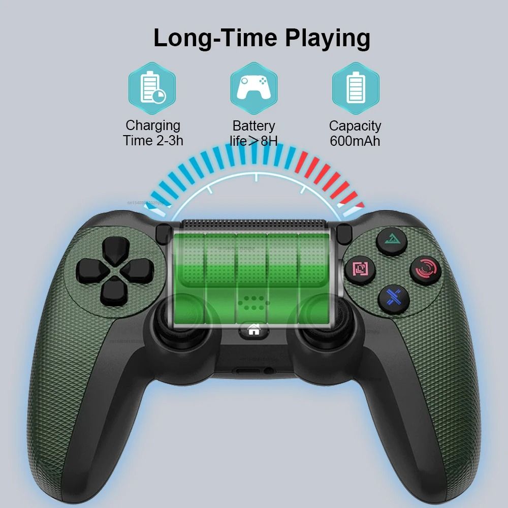 Wireless Controller For PS4/Slim/Pro Wireless Gamepad Compatible Android PC Bluetooth Gamepads Joystick For PS3 Console