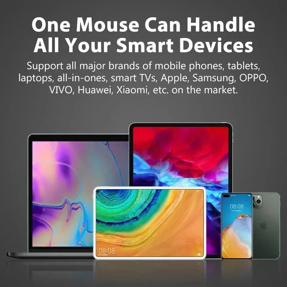 2.4G+Bluetooth 5.0  Wireless Rechargeable Mouses USB Optical Rechargeable Mice for Computer Laptop PC Macbook Mice Gaming Mouse Game 1600DPI