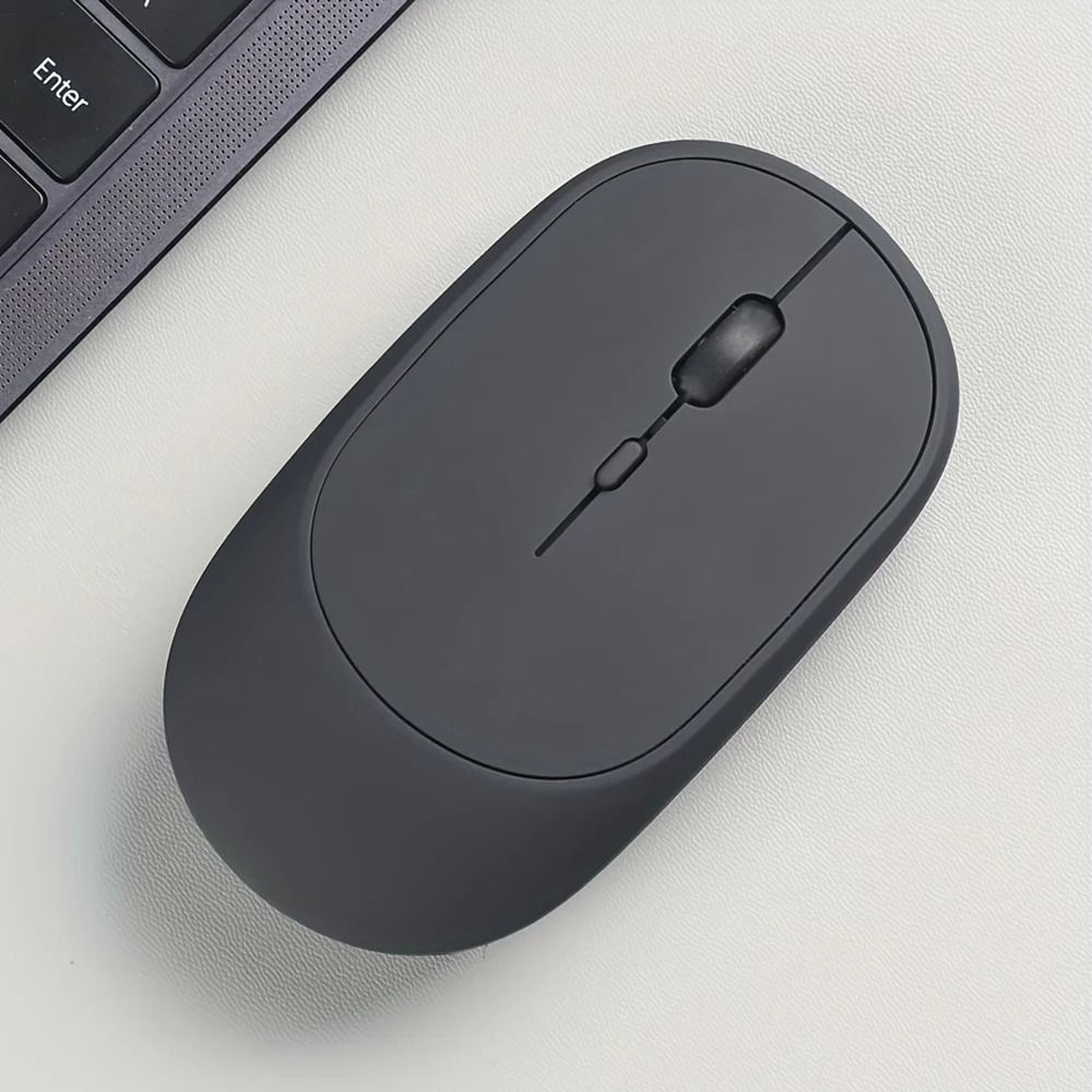 2.4G+Bluetooth 5.0  Wireless Rechargeable Mouses USB Optical Rechargeable Mice for Computer Laptop PC Macbook Mice Gaming Mouse Game 1600DPI Black,as picture