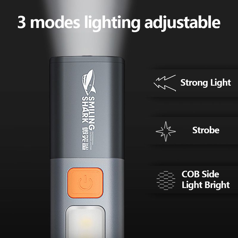 Super Bright Rechargeable Camping Lamp 3 modes Mini Portable Waterproof LED Flashlight