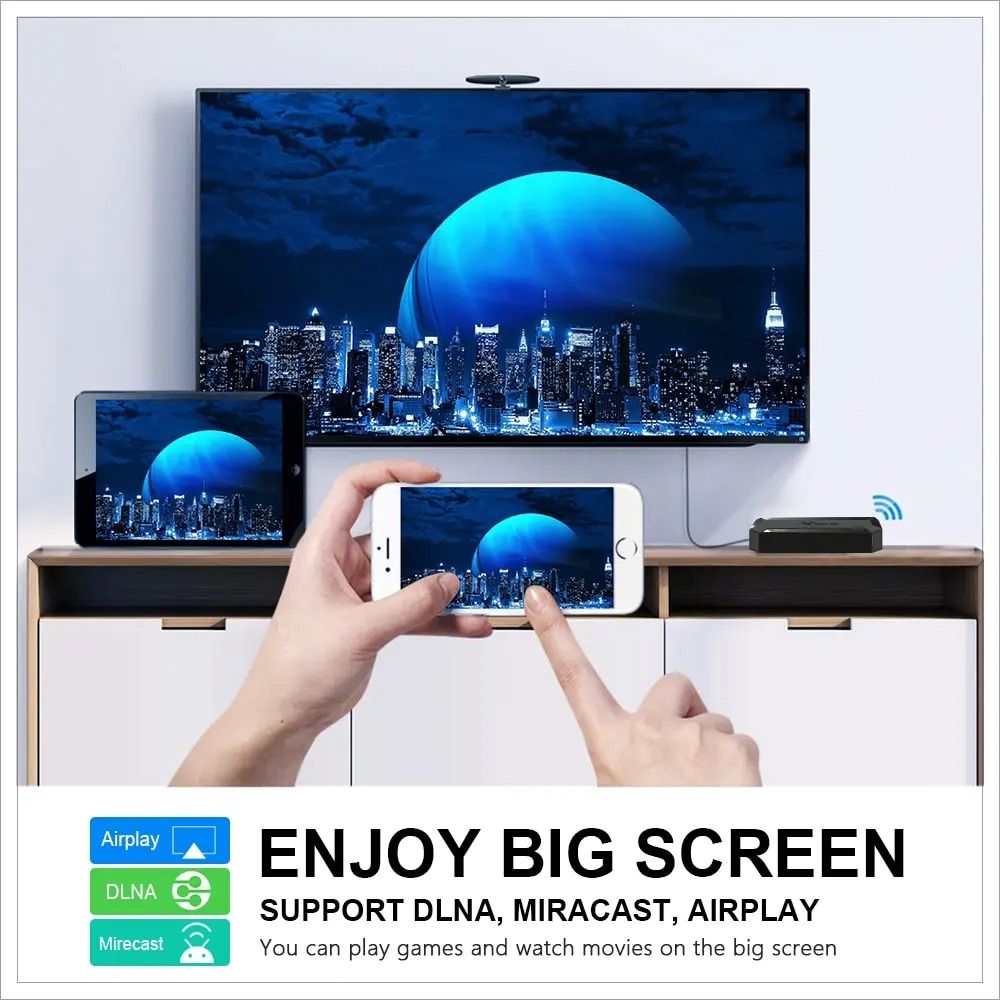 X96Q 2GB 16GB Android 10.0 Smart TV Box Allwinner H313 Quad Core 4K 2.4G Wifi Google Player Youtube X96 Set Top Box