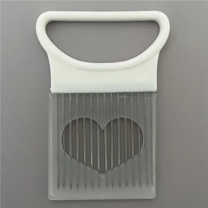 Effortlessly Slice Onions with this 1pc Colorful Onion Slicer Kitchen stainless steel potato chip onion holder for chopping assi