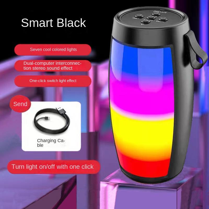 Bluetooth Speaker LED Light Wireless Speakers