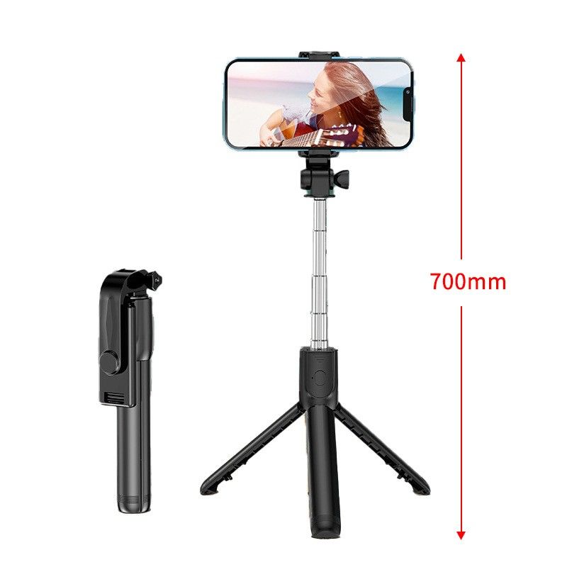 Selfie Stick Wireless Bluetooth Monopod Shutter Tripod with Fill Light Remote Portable Selfie Sticks