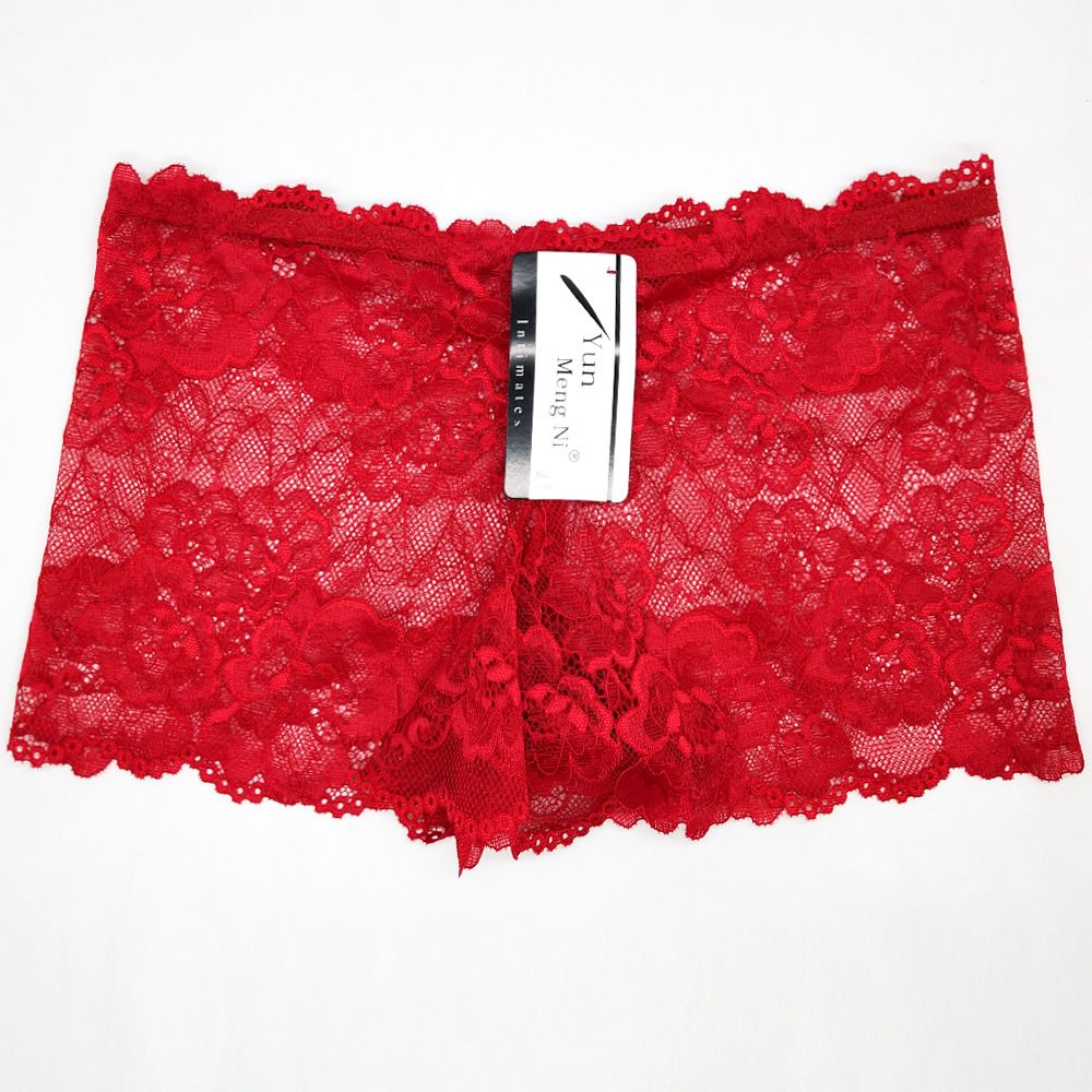 6pcs Women Lace Panties Sexy Underwear Shorts Women' s Lingerie Lightweight Soft Lace Panties