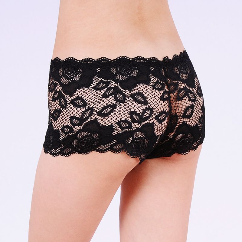 6pcs Women Lace Panties Sexy Underwear Shorts Women' s Lingerie Lightweight Soft Lace Panties