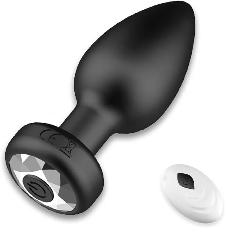 Anal Plug Adult Sex Toy,Adult Sex Toys and Games for Men Women,Wireless Remote Control 10 Frequency Vibration,Small Butt Plug for Female Male Prostate Massage Vibrating Anal Sex Toys for Men