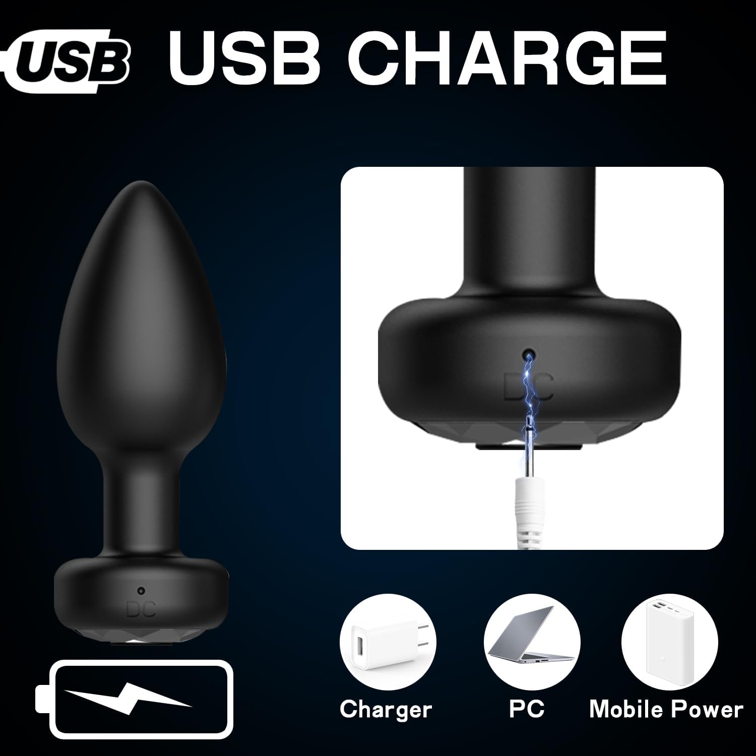 Anal Plug Adult Sex Toy,Adult Sex Toys and Games for Men Women,Wireless Remote Control 10 Frequency Vibration,Small Butt Plug for Female Male Prostate Massage Vibrating Anal Sex Toys for Men