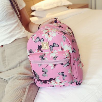 backpack bag New flower print small backpack women's fashion trend women's backpack