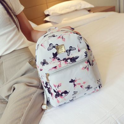backpack bag New flower print small backpack women's fashion trend women's backpack