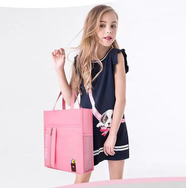 Primary School Students Unicorn Tutorial Bags with Pencil Bag Girl Boy Handbag Carrying Book Bag Children Art Bag Hot