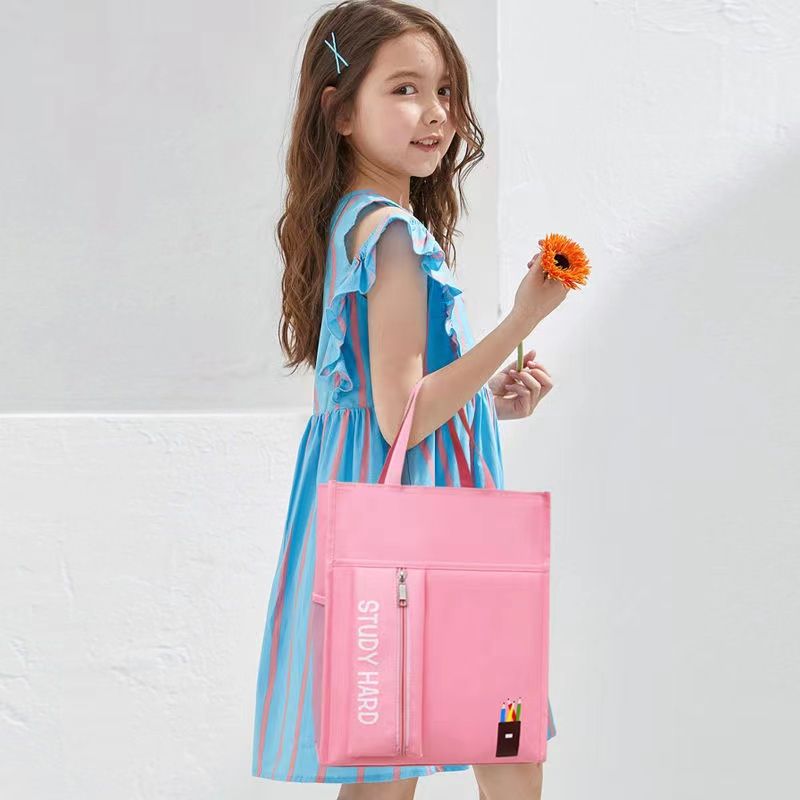 Primary School Students Unicorn Tutorial Bags with Pencil Bag Girl Boy Handbag Carrying Book Bag Children Art Bag Hot