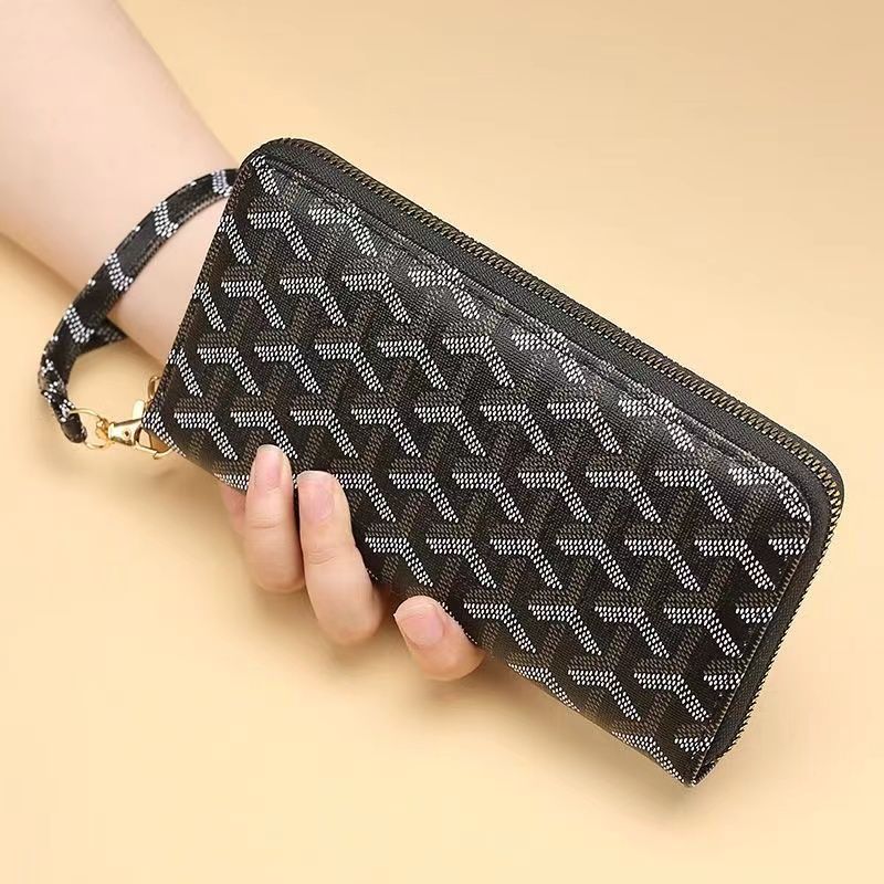 Women's Wallet  Zipper Multi Credit Card Large Capacity Zipper Clutch Travel Bag Wrist Guard Presbyopia Wallet  Handbag