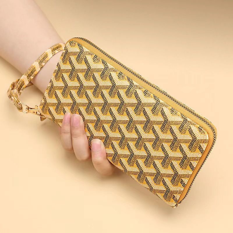 Women's Wallet  Zipper Multi Credit Card Large Capacity Zipper Clutch Travel Bag Wrist Guard Presbyopia Wallet  Handbag