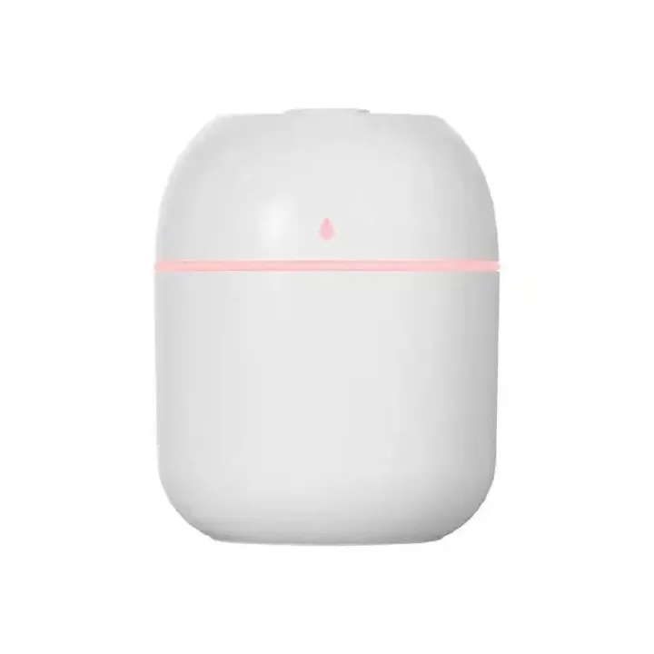 220ML USB Mini Air Humidifier Aroma Essential Oil Diffuser For Home Car Ultrasonic Mute Mist Maker Diffuser with LED Color Lamp Portable Water Drop Humidifier
