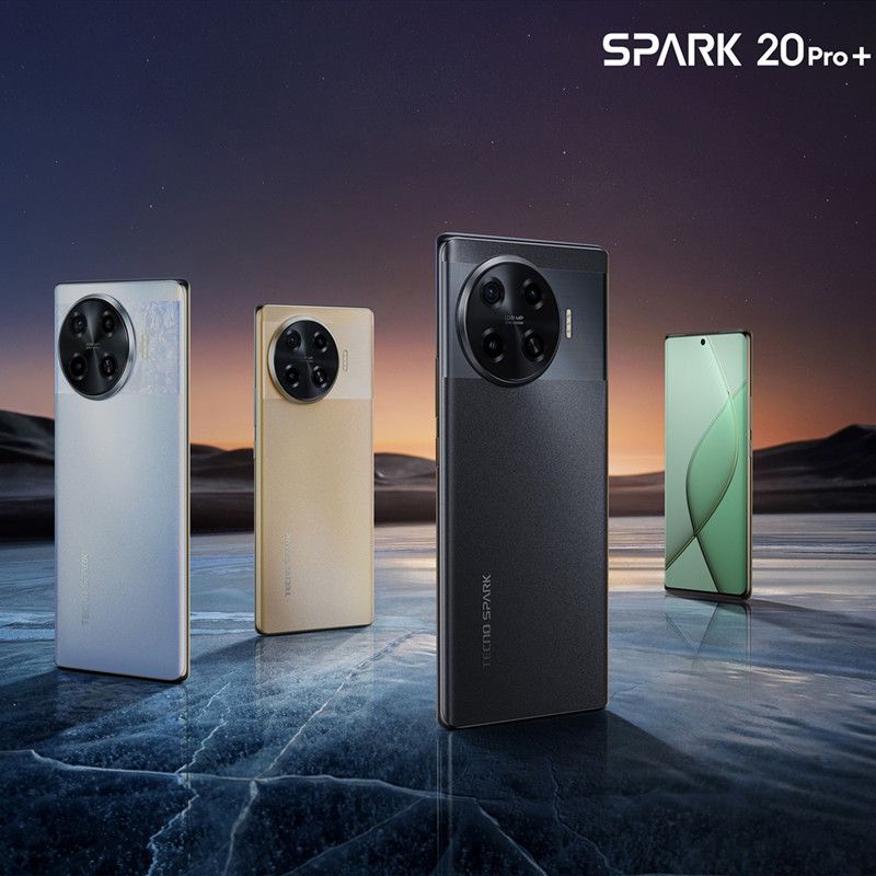 Tecno Spark 20 Pro + 6.78" 120Hz Curved AMOLED 256GB + 16(8+8)GB RAM Helio G99 Ultimate 108MP Dual Speaker 33W 5000mAh Dual Sim Smart Phones Spark 20 Pro Plus Android 14 phone