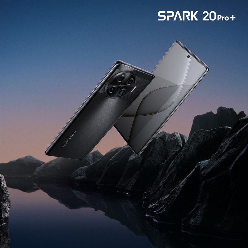 Tecno Spark 20 Pro + 6.78" 120Hz Curved AMOLED 256GB + 16(8+8)GB RAM Helio G99 Ultimate 108MP Dual Speaker 33W 5000mAh Dual Sim Smart Phones Spark 20 Pro Plus Android 14 phone