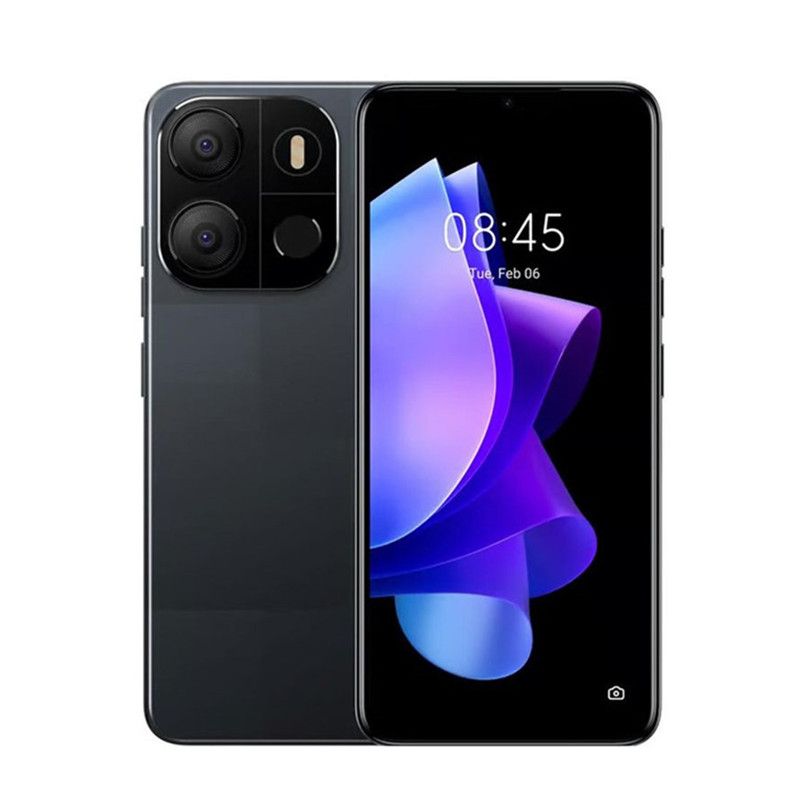 [Limited Offer] TECNO POP 7 64GB + 2GB 6.6" HD+ Big Screen Dual SIM 4G LTE Network 8MP AI Dual Camera 5000mAh Face ID+Rear Fingerprint Unlock OTG Smart Phones