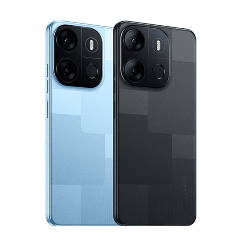 [Limited Offer] TECNO POP 7 64GB + 2GB 6.6" HD+ Big Screen Dual SIM 4G LTE Network 8MP AI Dual Camera 5000mAh Face ID+Rear Fingerprint Unlock OTG Smart Phones