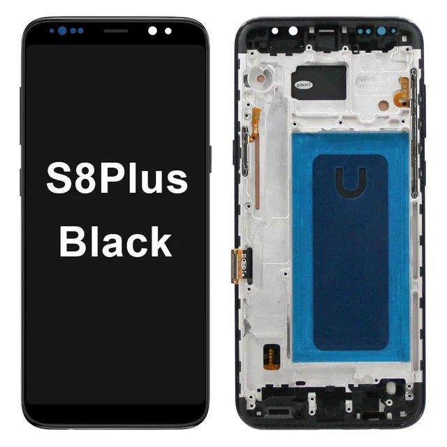 LCD With Frame for SAMSUNG S8 G950 G950F Display S8 Plus G955 G955F LCD Touch Screen Digitizer Replacement