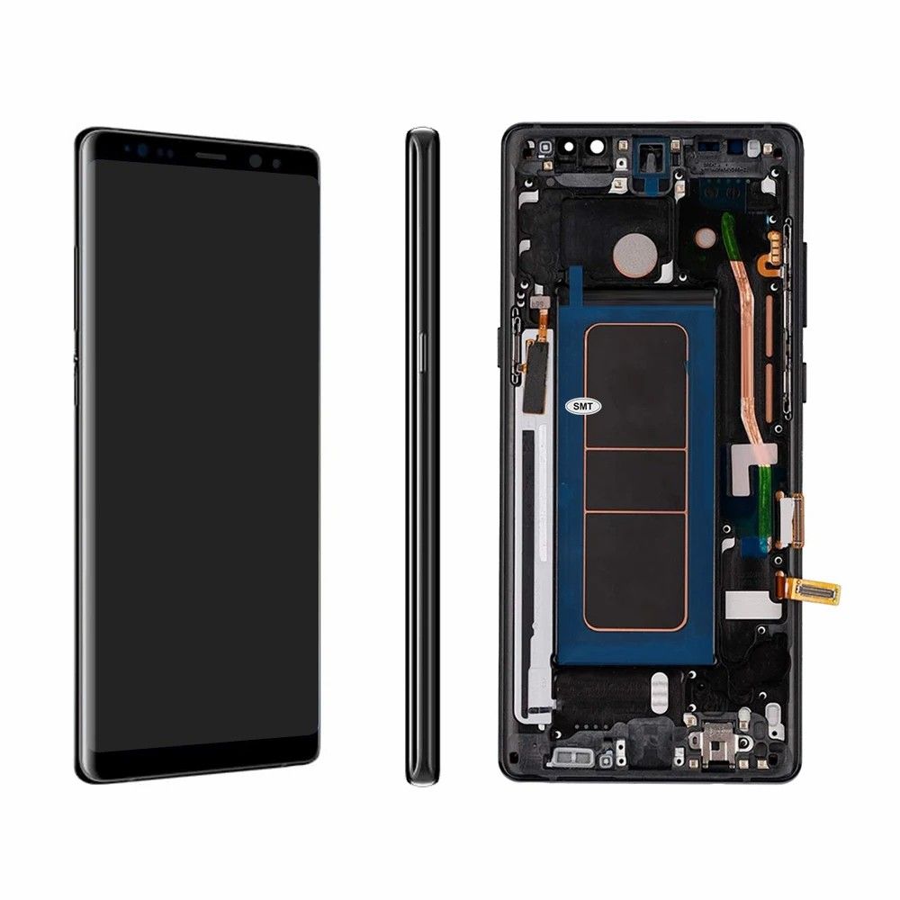For Samsung 6.3''For Note8 N950F N950U N950W N950FD LCD Display Touch Screen Digitizer Assembly Replacement with Frame
