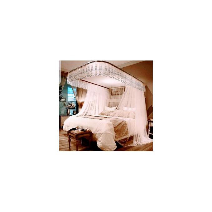 2 stand  Msquito rail net/ Mosquito net with sliding rails for 5 by 6 bed, 4 by 6 bed, 6 by 6 bed