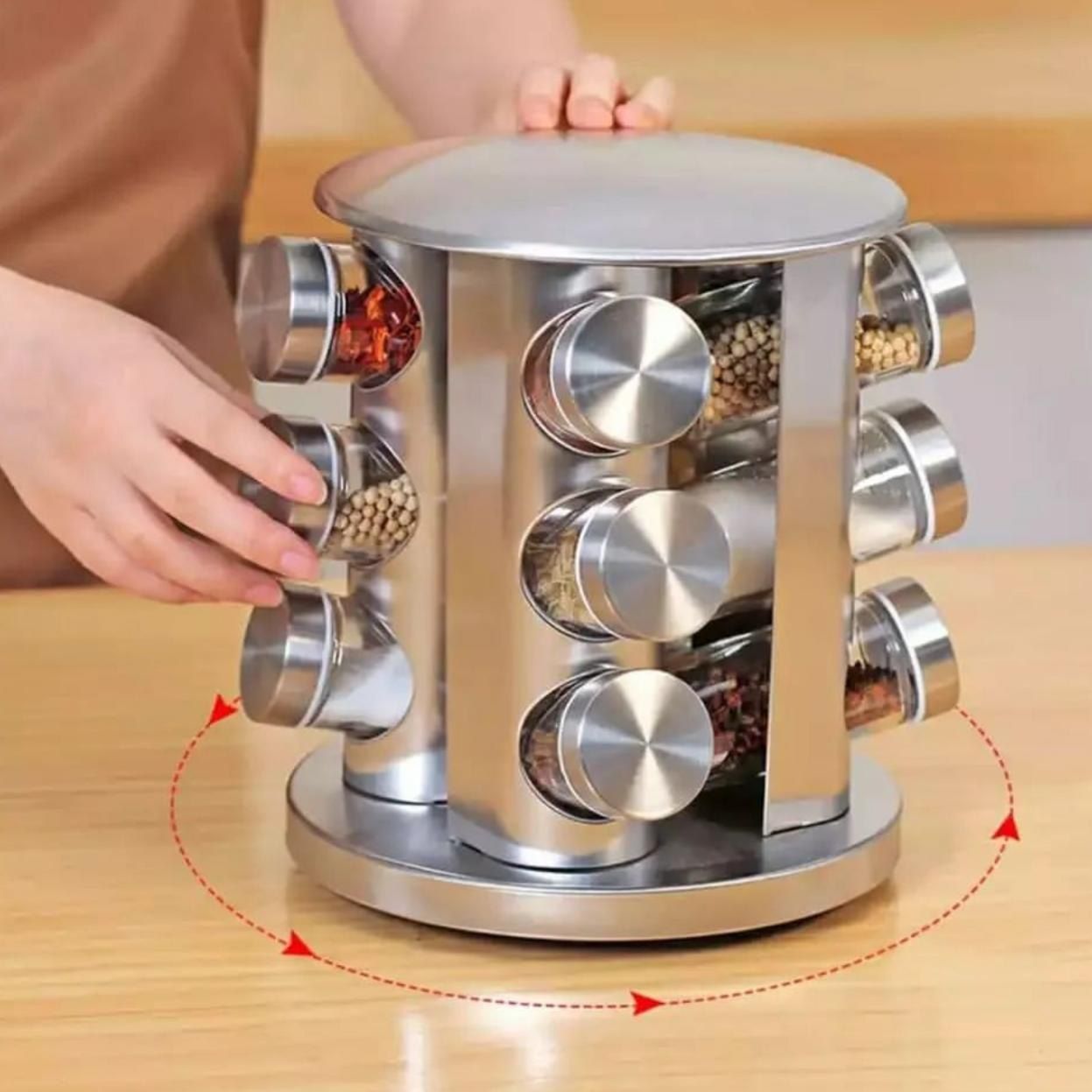 spice storage rack/ spice set/ stainless steel spice set/