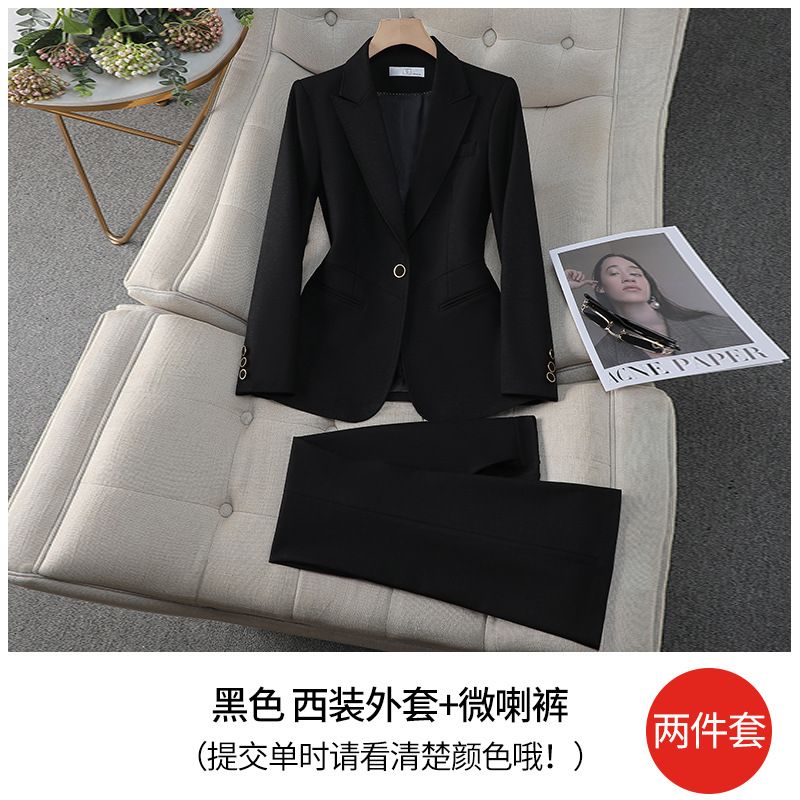 High quality fashion women's sports jacket business Tailcoat women's formal Blazer and trousers two-piece suit