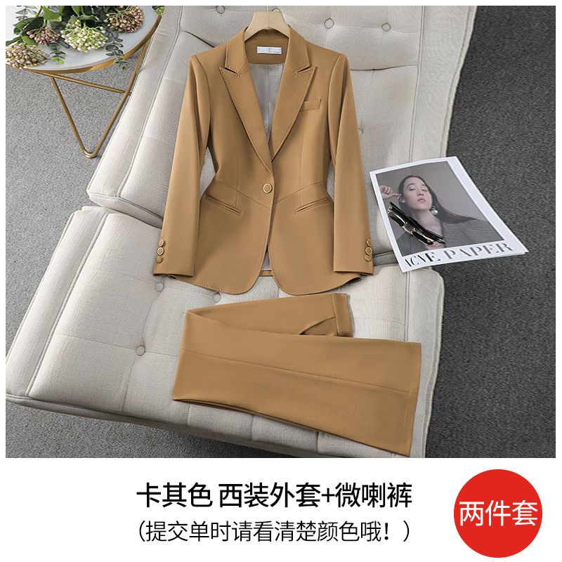High quality fashion women's sports jacket business Tailcoat women's formal Blazer and trousers two-piece suit