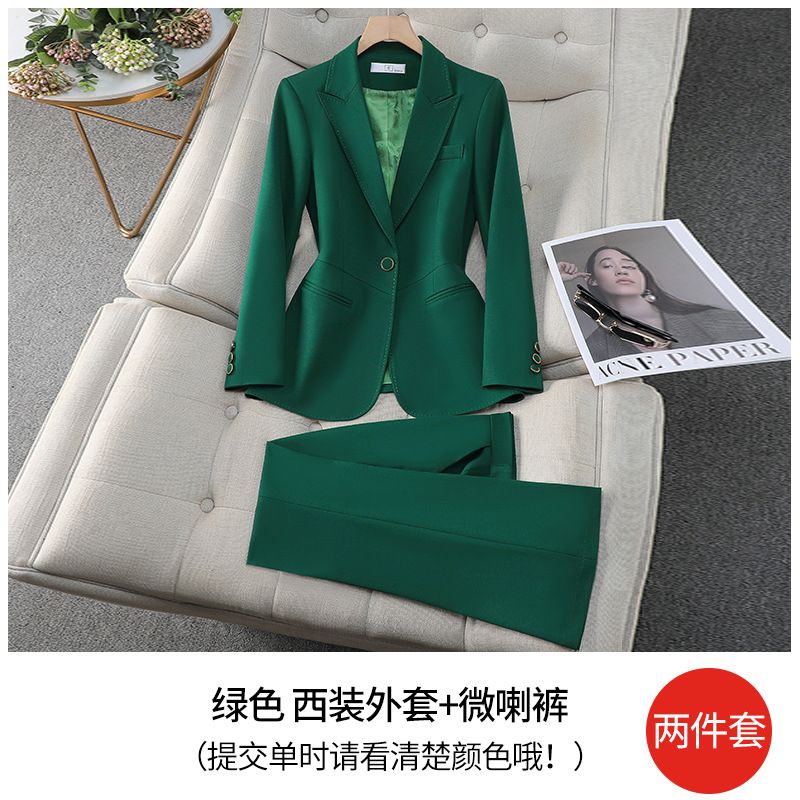 High quality fashion women's sports jacket business Tailcoat women's formal Blazer and trousers two-piece suit