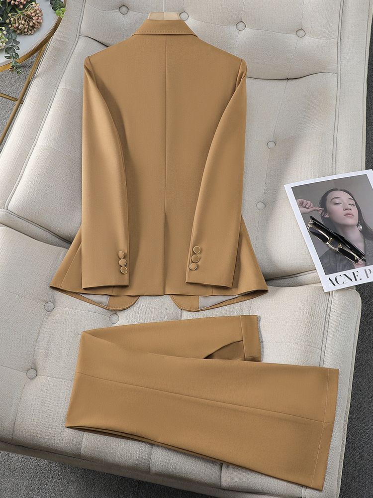 High quality fashion women's sports jacket business Tailcoat women's formal Blazer and trousers two-piece suit