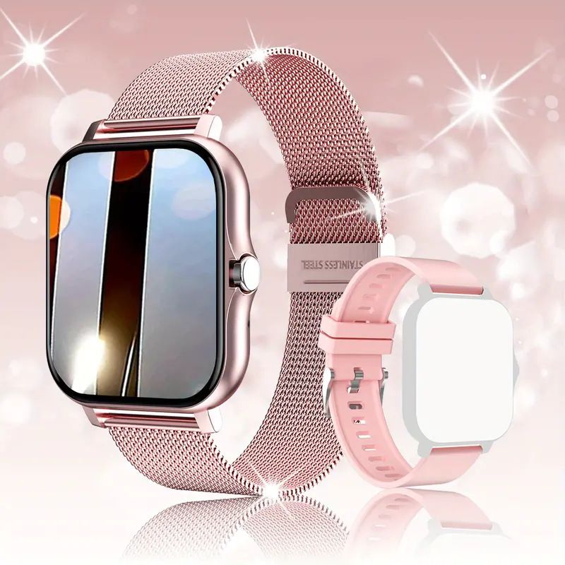Smart Watch For Men Women Gift 1.44" Screen Full Touch Sports Fitness Watches Bluetooth Calls Digital Smartwatch Wristwatch