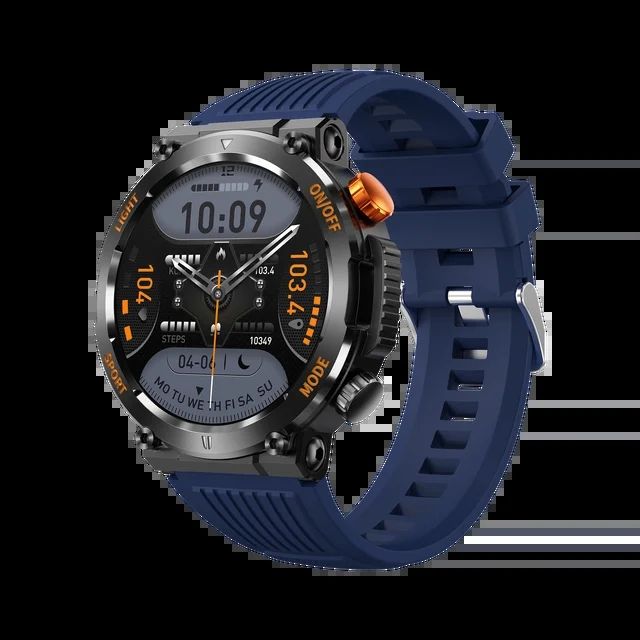 V68 Outdoor SmartWatch 1.46'' IPS Screen Compass Heart Rate Monitor Sleep Tracker Watches Multiple Sport Modes Fitness Watch