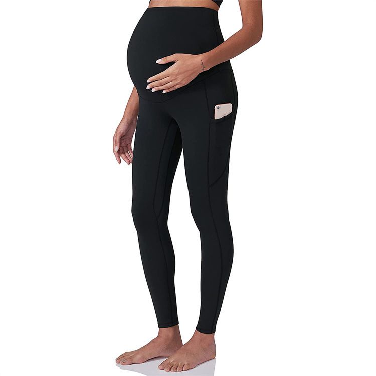 Breathable and Soft Maternity Leggings - Perfect for Pre and Postnatal Exercises Leggings Women