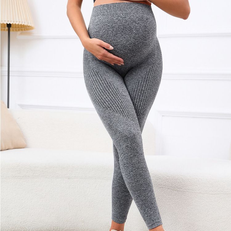 Elastic High Waist Maternity Leggings Skinny For Pregnant Women Belly Support Postpartum Leggins Body Shaper Fitness Trousers
