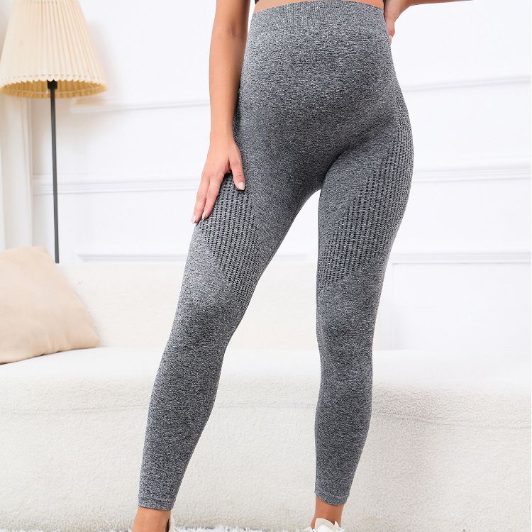 Elastic High Waist Maternity Leggings Skinny For Pregnant Women Belly Support Postpartum Leggins Body Shaper Fitness Trousers