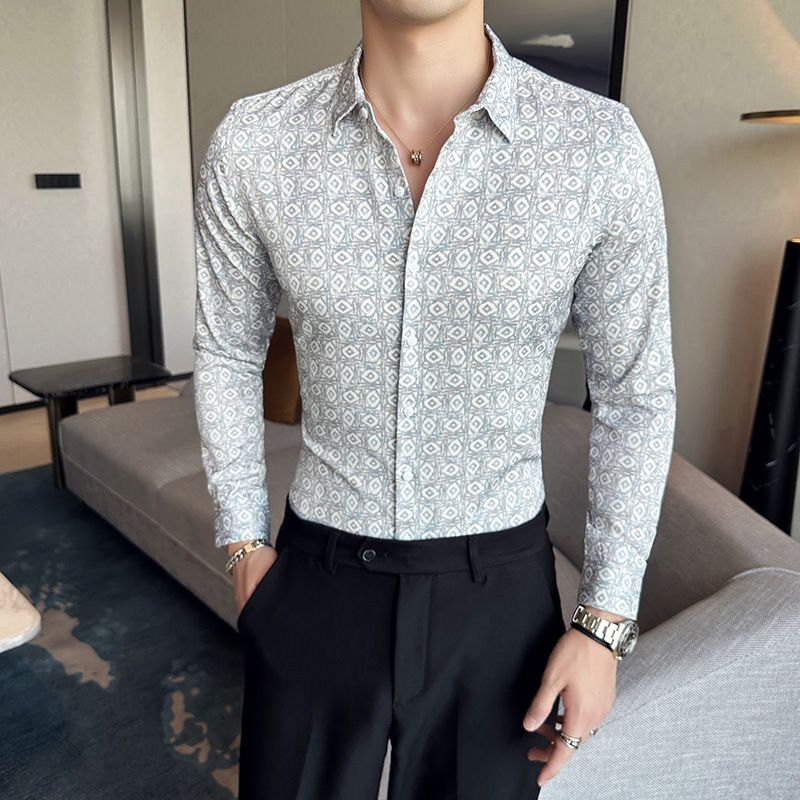 custom Contrast Hot Sale Mens long sleeve dress shirt organic cotton business shirt solid color