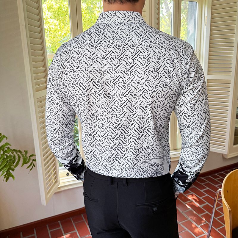 Mens Long Sleeve Button Down Shirts Casual Spread Collar Cotton Linen Striped Work Shirts V Neck Summer Beach Tops