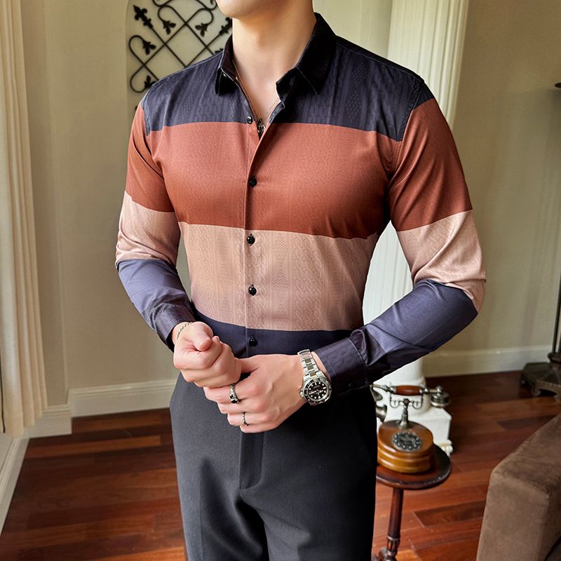 Custom Mens Non Iron Dress Shirts Wrinkle Free Long Sleeve Button Up Shirts Business Casual Button Down Shirt