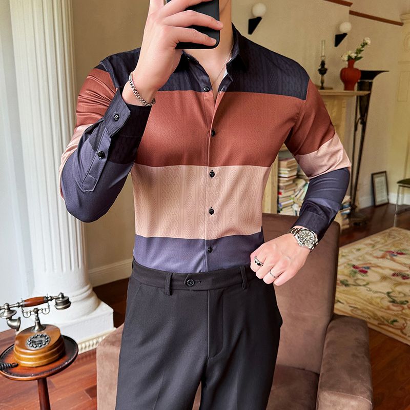 Custom Mens Non Iron Dress Shirts Wrinkle Free Long Sleeve Button Up Shirts Business Casual Button Down Shirt
