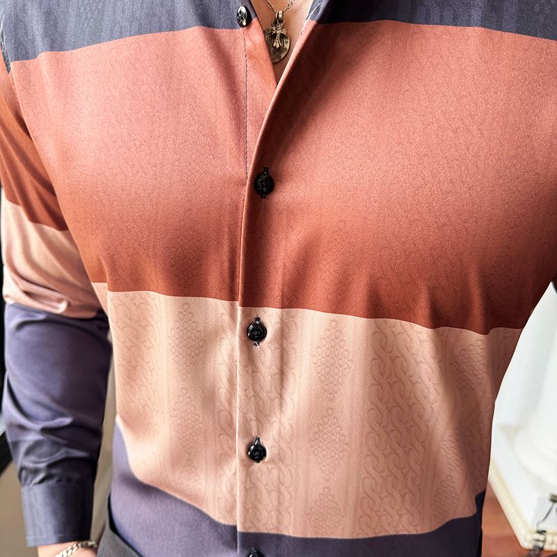 Custom Mens Non Iron Dress Shirts Wrinkle Free Long Sleeve Button Up Shirts Business Casual Button Down Shirt