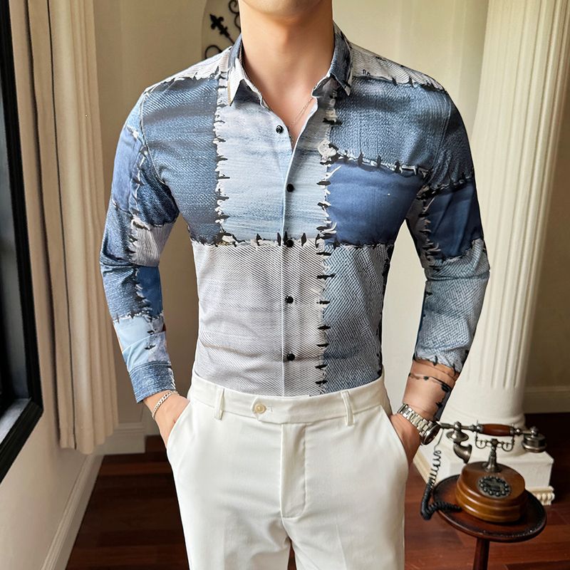 Custom Mens Non Iron Dress Shirts Wrinkle Free Long Sleeve Button Up Shirts Business Casual Button Down Shirt