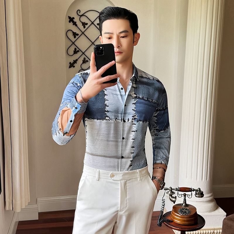 Custom Mens Non Iron Dress Shirts Wrinkle Free Long Sleeve Button Up Shirts Business Casual Button Down Shirt