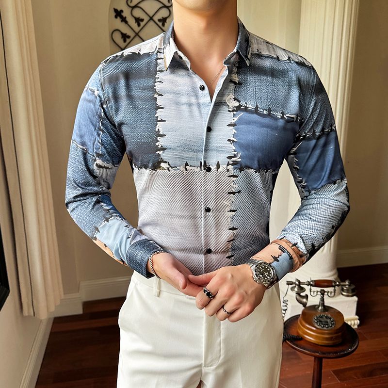 Custom Mens Non Iron Dress Shirts Wrinkle Free Long Sleeve Button Up Shirts Business Casual Button Down Shirt