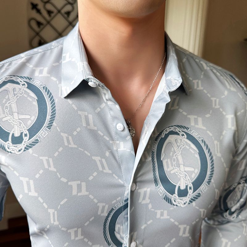 Factory High Quality Polyester Button Up Shirt For Men Fashion Mens Thick Warm Solid Color Long Sleeve Plaid Shirt Plus Size men shirt