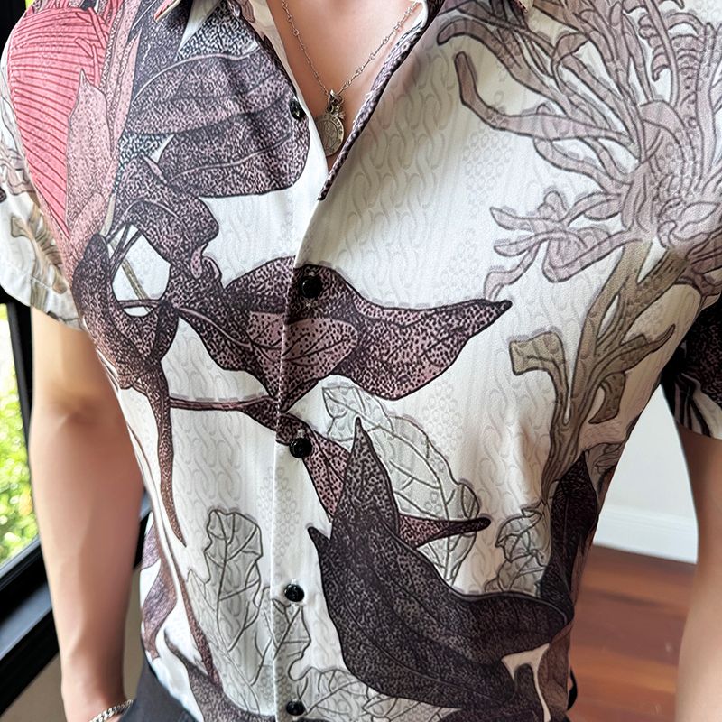 Factory High Quality Polyester Button Up Shirt For Men Fashion Mens Thick Warm Solid Color Short Sleeve Plaid Shirt Plus Size men shirt
