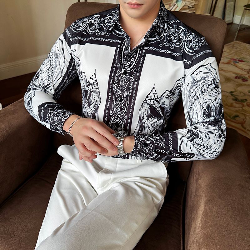 Custom Cotton Casual Shirt Stand-up Collar Long Sleeve Men's Shirts Formal Shirt Collection from Bangladesh men shirt